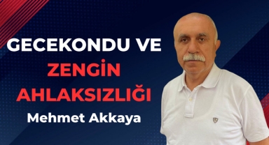 Gecekondu ve Zengin Ahlaksızlığı