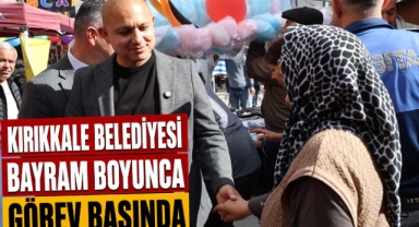 Kırıkkale Belediyesi bayram boyunca görev başında