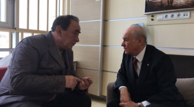 BAHÇELİ KIRIKKALE'YE GELDİ ÇAKICI'YI ZİYARET ETTİ