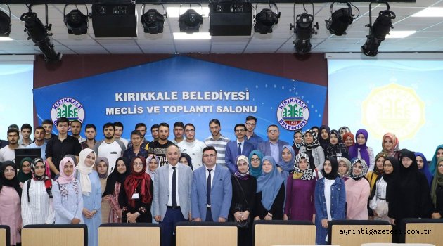 BAŞKAN SAYGILI ÜNİVERSİTE ÖĞRENCİLERİNE KIRIKKALE'Yİ ANLATTI