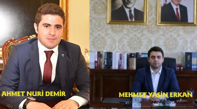 İKİ İLÇEYE İKİ YENİ KAYMAKAM