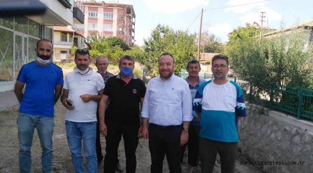 MUHTARDAN KANALI TEMİZLETEN DAĞDELEN’E TEŞEKKÜR