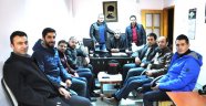 Gazeteciler meslektaşını ziyaret ettiler