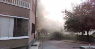 Elektrik kontağından yangın çıktı