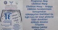 İSTİKLAL MARŞI ÜNİVERSİTE DE ARAPÇA OKUNACAK 