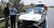 Trafik kazası 4 yaralı