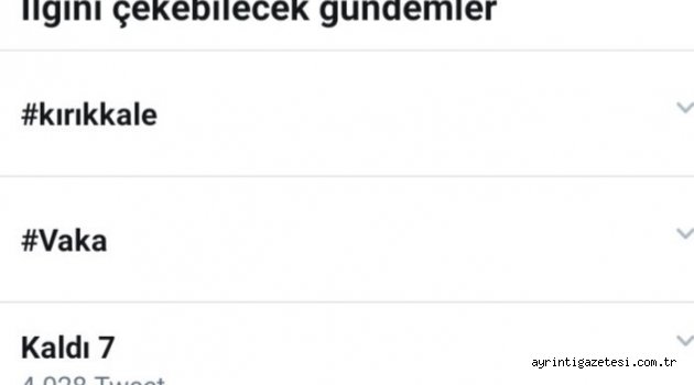 TWİTTER DA GAZA GELDİK GÜNDEM OLDUK
