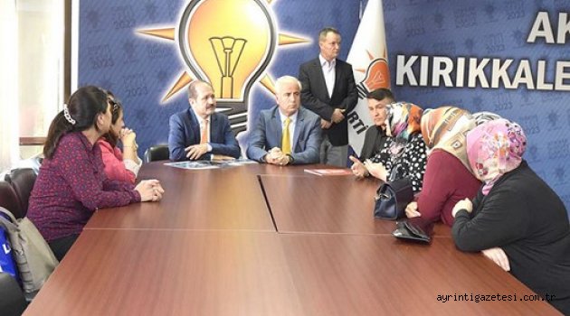 Usta öğreticilerden Ak Parti’ye ziyaret
