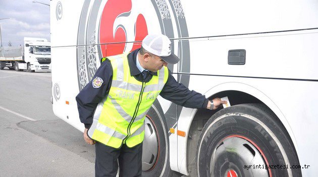 Zorunlu kış lastiği uygulaması yapıldı